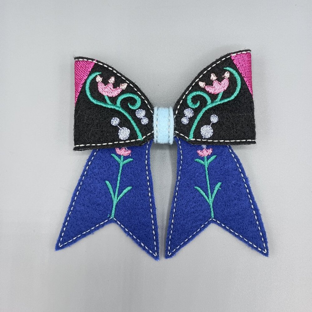 Princess Anna from Frozen Movie Themed Hair Bow